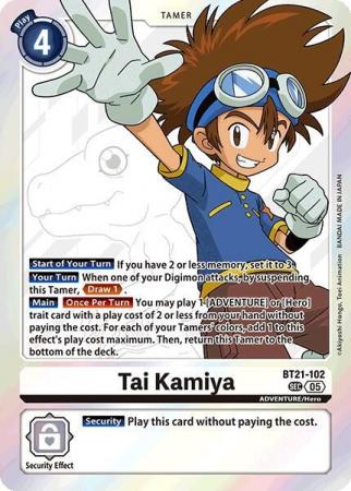 Tai Kamiya - BT21-102 SEC - Secret Rare