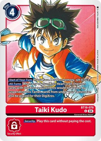 Taiki Kudo - BT19-079 U - Uncommon