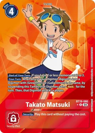 Takato Matsuki (Release Special Booster 2.5: Box Promotion Pack) - BT19-080 R - Rare