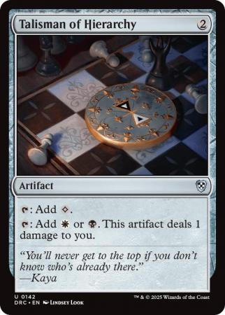 Talisman of Hierarchy - 0142