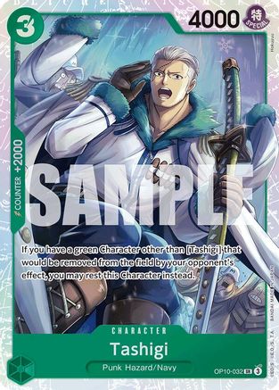 Tashigi - OP10-032 - Super Rare Foil