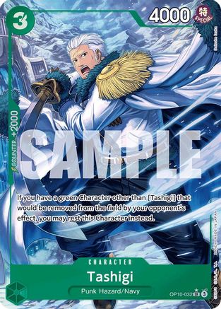 Tashigi (Parallel) - OP10-032 - Super Rare Foil