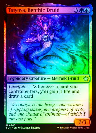 Tatyova, Benthic Druid - 0247 - Foil