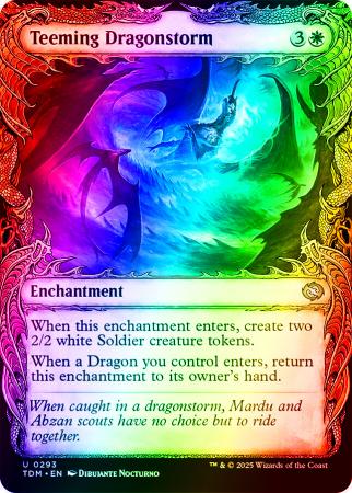 Teeming Dragonstorm (Showcase) - 0293 - Foil