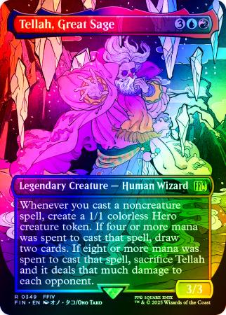 Tellah, Great Sage (Borderless) - 0349 - Foil