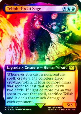 Tellah, Great Sage (Extended Art) - 0510 - Foil