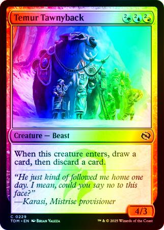 Temur Tawnyback - 0229 - Foil