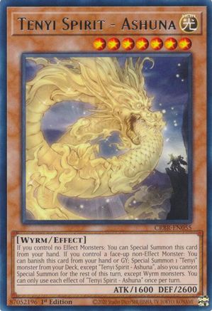Tenyi Spirit - Ashuna (CRBR-EN055) - Crossover Breakers Rare 1st Edition