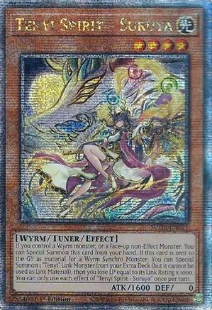 Tenyi Spirit - Suruya (Quarter Century Secret Rare) (SUDA-EN021) - Supreme Darkness Quarter Century Secret Rare 1st Edition