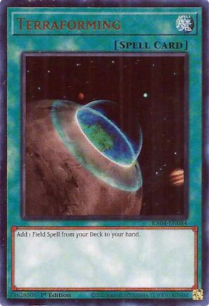 Terraforming (UR) (RA04-EN084) - Quarter Century Stampede Ultra Rare 1st Edition