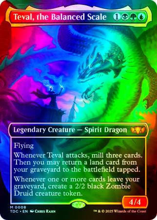 Teval, the Balanced Scale (Borderless) - 0008 - Foil