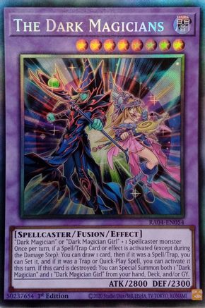 The Dark Magicians (PCR) (RA04-EN054) - Quarter Century Stampede Collector's Rare 1st Edition