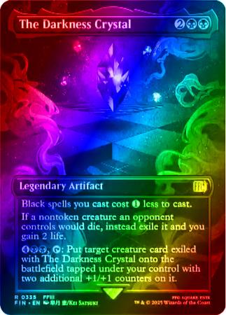 The Darkness Crystal (Borderless) - 0335 - Foil