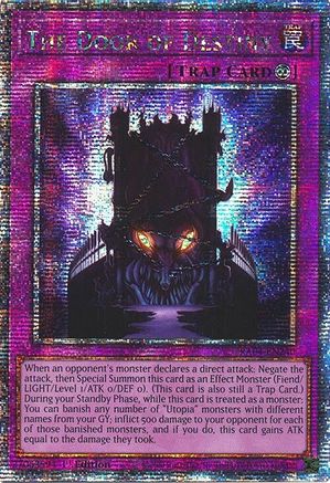 The Door of Destiny (Quarter Century Secret Rare) (RA04-EN240) - Quarter Century Stampede Quarter Century Secret Rare 1st Edition