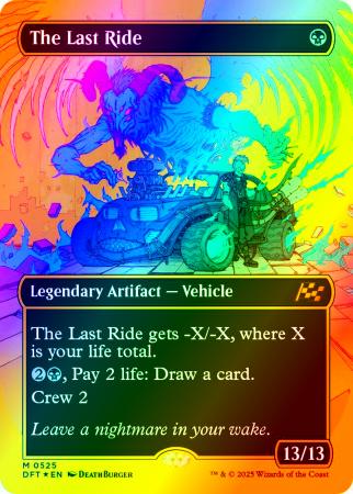The Last Ride (Borderless) (First-Place Foil) - 0525 - Foil