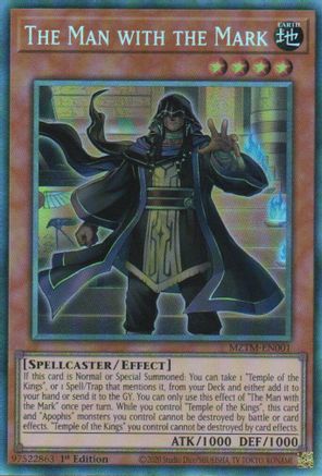 The Man with the Mark (CR) (MZTM-EN001) - Maze of the Master Collector's Rare 1st Edition