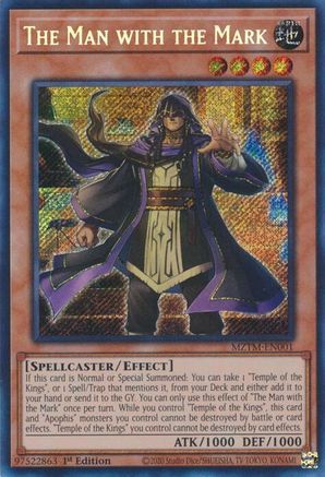 The Man with the Mark (MZTM-EN001) - Maze of the Master Secret Rare 1st Edition