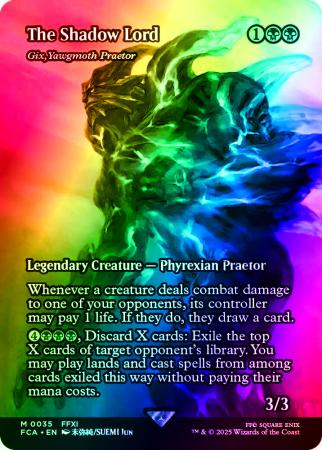 The Shadow Lord - Gix, Yawgmoth Praetor (Showcase) - 0035 - Foil