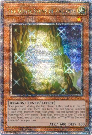 The White Stone of Ancients (Quarter Century Secret Rare) (RA04-EN267) - Quarter Century Stampede Quarter Century Secret Rare 1st Edition