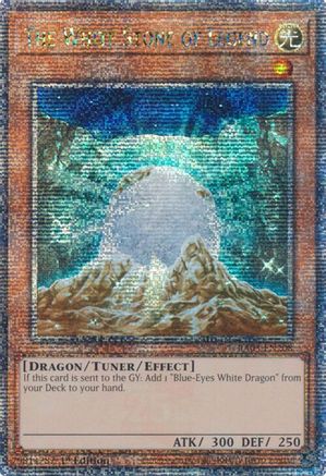 The White Stone of Legend (Quarter Century Secret Rare) (RA03-EN208) - Quarter Century Bonanza Quarter Century Secret Rare 1st Edition