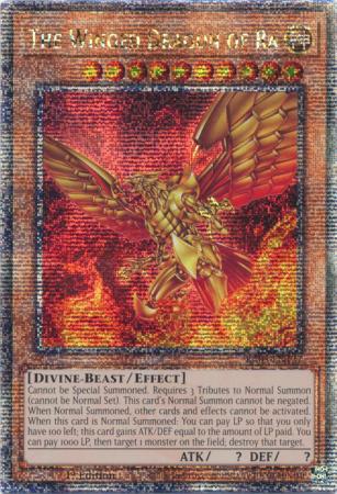 The Winged Dragon of Ra (Quarter Century Secret Rare) (RA03-EN137) - Quarter Century Bonanza Quarter Century Secret Rare 1st Edition