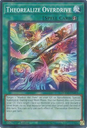 Theorealize Overdrive (DOOD-EN059) - Doom of Dimensions Common / Short Print 1st Edition