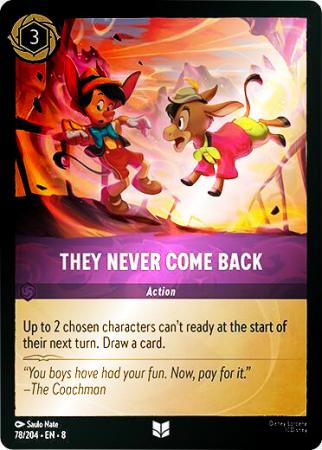They Never Come Back - 078/204 - Uncommon Cold Foil