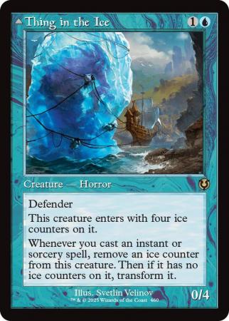 Thing in the Ice (Retro Frame) - 0460