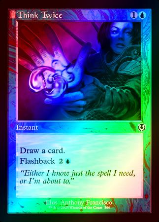 Think Twice (Retro Frame) - 0369 - Foil