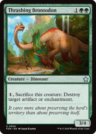 Thrashing Brontodon - 0560