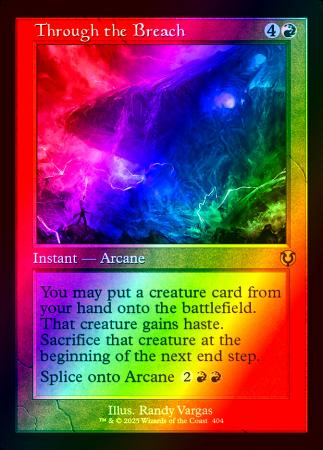 Through the Breach (Retro Frame) - 0404 - Foil