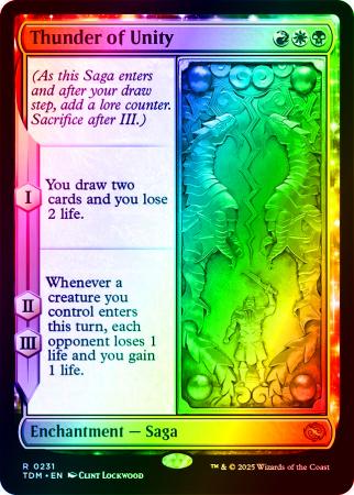 Thunder of Unity - 0231 - Foil