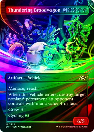 Thundering Broodwagon (Borderless) - 0328 - Foil