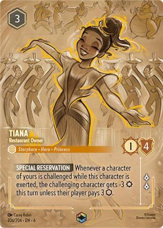 Tiana - Restaurant Owner (Alternate Art) - 206/204 - Enchanted Holofoil