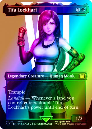 Tifa Lockhart (Borderless) - 0391 - Foil