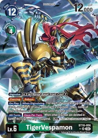 TigerVespamon (Alternate Art) - BT18-056 SR - Super Rare