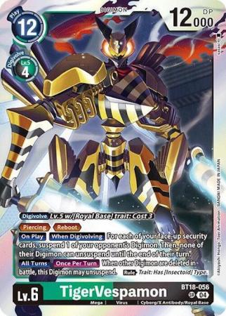 TigerVespamon - BT18-056 SR - Super Rare