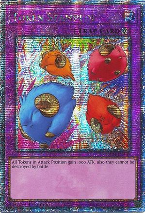 Token Stampede (Quarter Century Secret Rare) (RA04-EN149) - Quarter Century Stampede Quarter Century Secret Rare 1st Edition