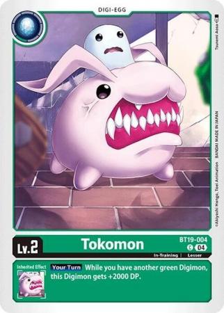 Tokomon - BT19-004 C - Common