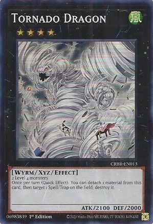 Tornado Dragon (SR) (CRBR-EN013) - Crossover Breakers Super Rare 1st Edition