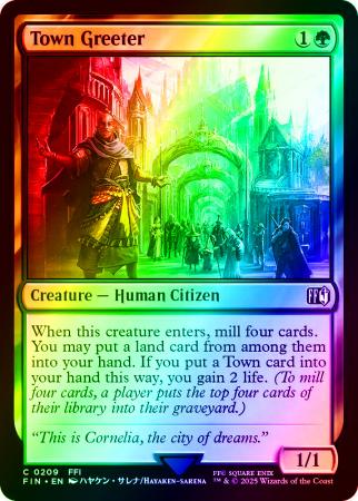 Town Greeter - 0209 - Foil