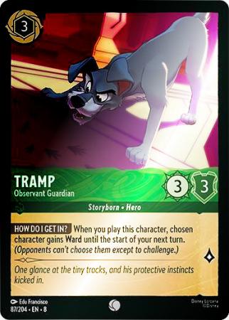 Tramp - Observant Guardian - 087/204 - Common Cold Foil