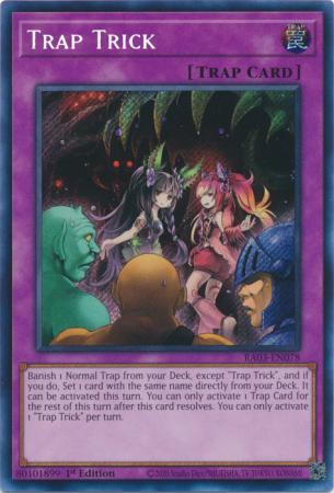 Trap Trick (Secret Rare) (RA03-EN078) - Quarter Century Bonanza Secret Rare 1st Edition