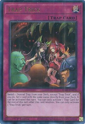 Trap Trick (UR) (RA03-EN078) - Quarter Century Bonanza Ultra Rare 1st Edition