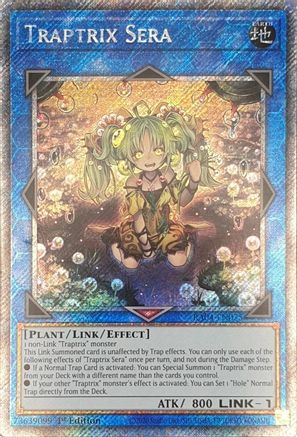 Traptrix Sera (Platinum Secret Rare) (RA04-EN075) - Quarter Century Stampede Platinum Secret Rare 1st Edition