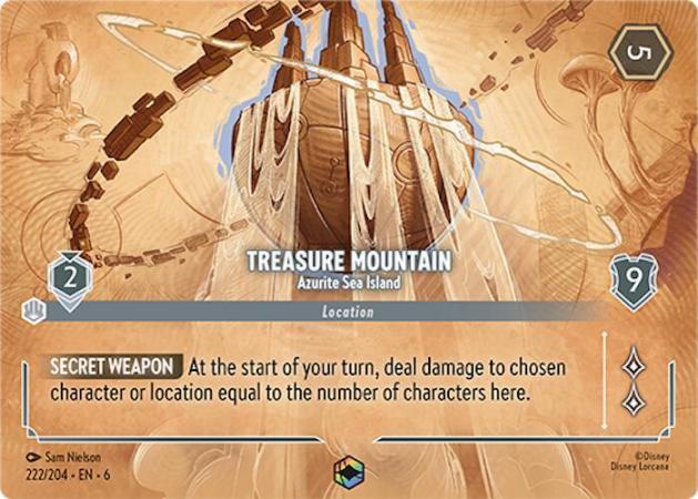 Treasure Mountain - Azurite Sea Island (Alternate Art) - 222/204 - Enchanted Holofoil