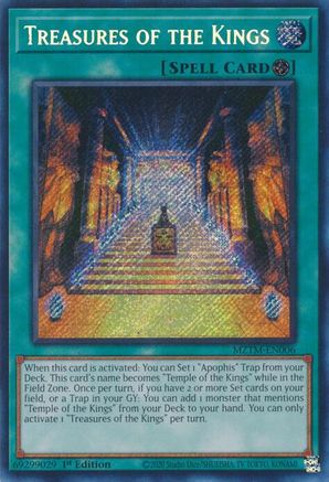 Treasures of the Kings (MZTM-EN006) - Maze of the Master Secret Rare 1st Edition