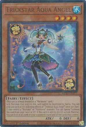Trickstar Aqua Angel (MP25-EN277) - 2025 Mega-Pack Ultra Rare 1st Edition