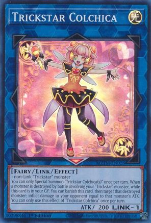 Trickstar Colchica (MZTM-EN028) - Maze of the Master Super Rare 1st Edition