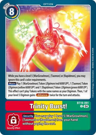 Trinity Burst! - BT19-091 C - Common